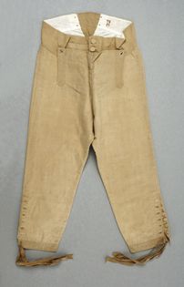 La culotte à pont, pantalon du XVIIIe siècle / Breeches, 18th Century pants