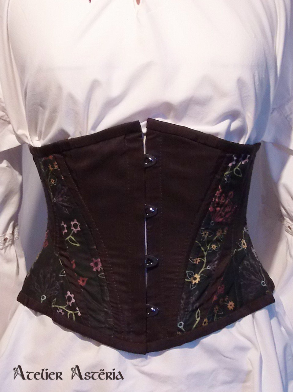 Serre-taille corset steampunk / Steampunk underbust corset