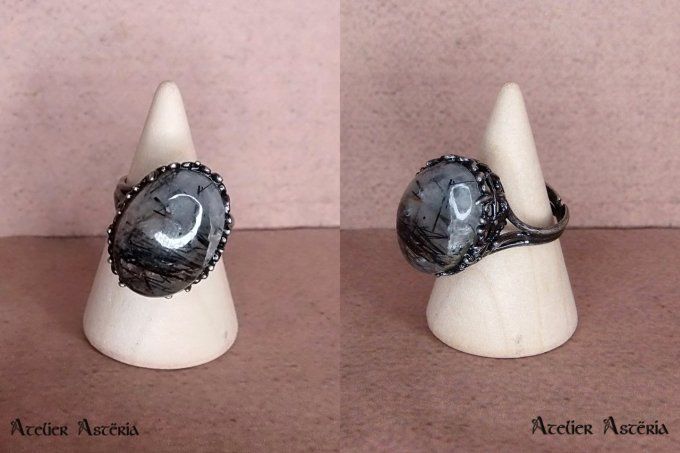 Obéron : bague chevalière homme inspiration Renaissance / Renaissance style signet ring for men