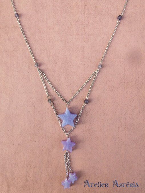 Breksta : bijoux étoile ou lune / star or moon jewelry