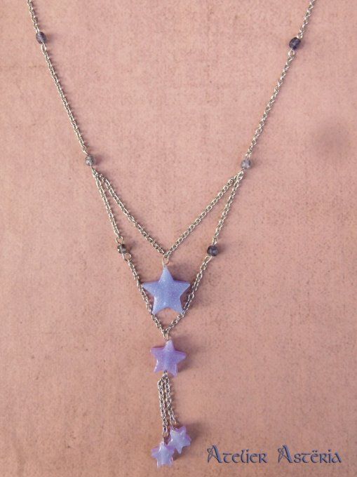 Breksta : bijoux étoile ou lune / star or moon jewelry