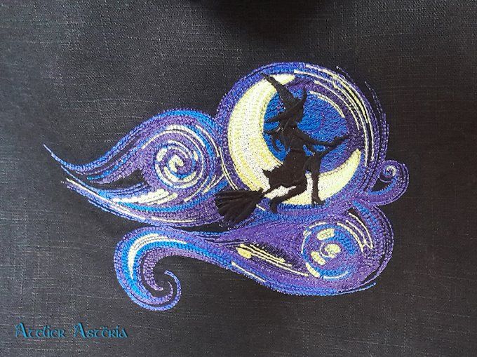 Phoebe : chaperon motif sorcière / witch design chaperon