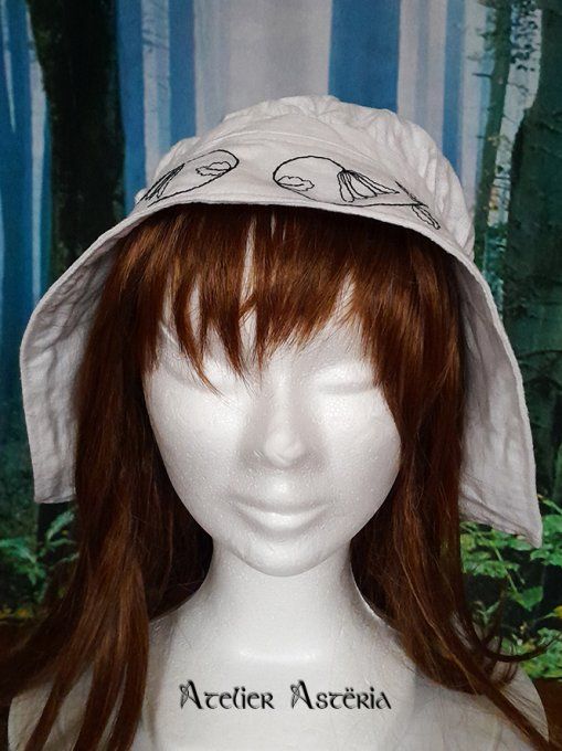 Catherine : coiffe Renaissance brodée / embroidered Renaissance coif