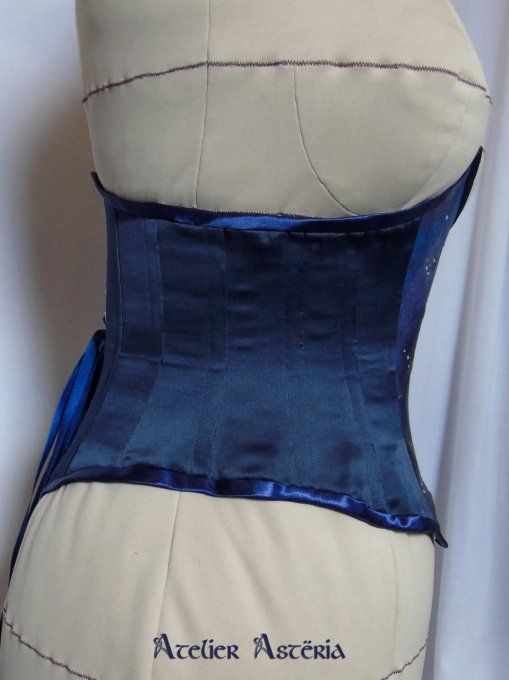Elerinna : serre-taille corset ciel étoilé / starry sky underbust corset