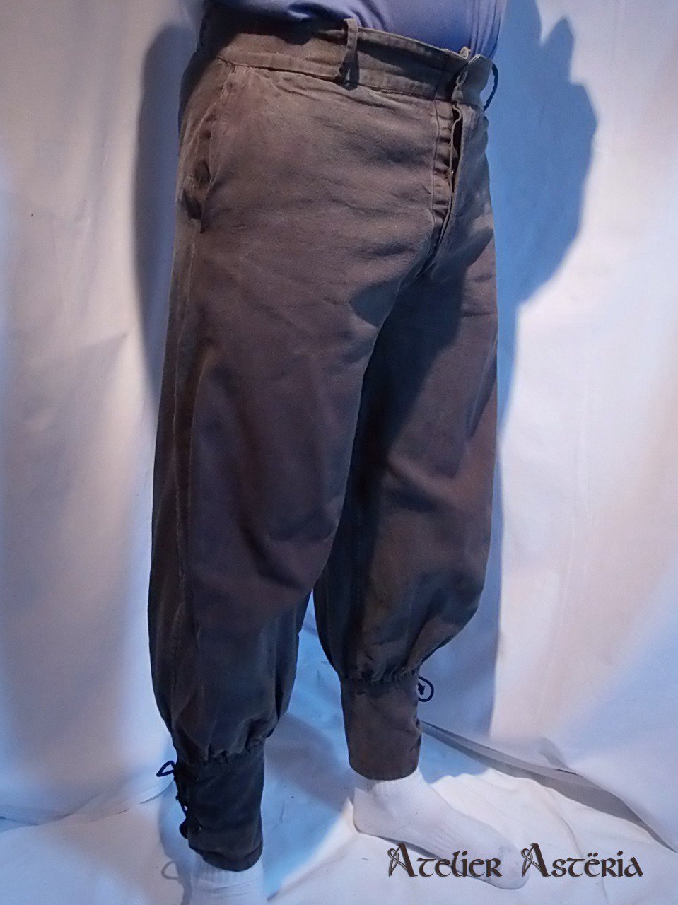 Pantalon inspiration viking à braguette / Viking-inspired pants with fly