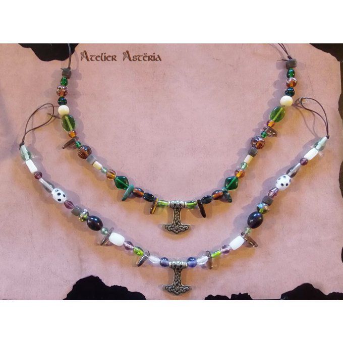 atelier_asteria-collier_viking _perles_verre_pierres_semi-precieuses-viking_necklace-creation_bijou_